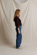 ziggy inside out fleece in cherry lacquer