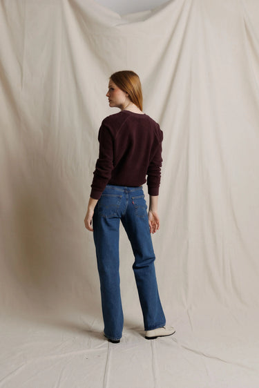 ziggy inside out fleece in cherry lacquer
