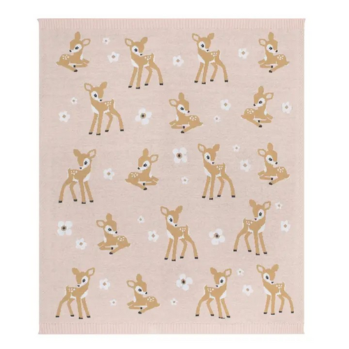 100% cotton knit baby blanket