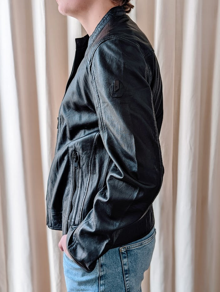 Abe Black _ Men's Leather Jacket