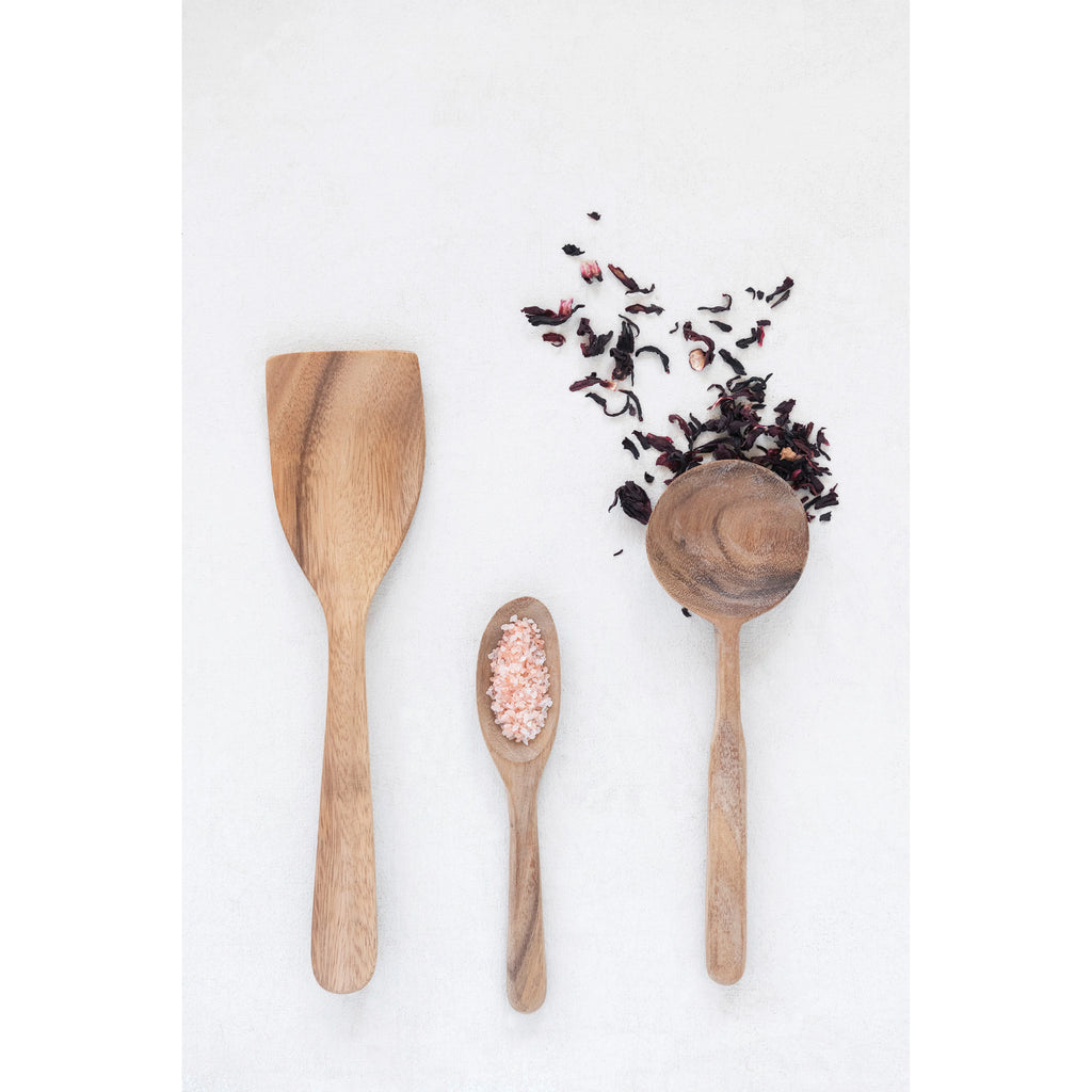 hand carved wood spatula